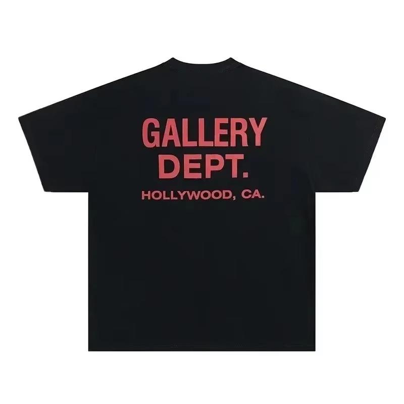 Vintage High Street Tshirt Gallery Dept Printed Shirt Fashion Letter Print Tshirt Casual Oneck Tee Unisex Tee Summer Brand Top