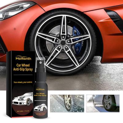 Wheel Anti-Slip Spray 30ml Car Tire Anti-Skid Cleaner Car Winter Rain Anti-Slip Spray