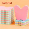 Cute Korean Style Sticky Notes, 100 Sheets Creative Fun Shapes Memo Pads, Reusable Adhesive Notes for Students School Office