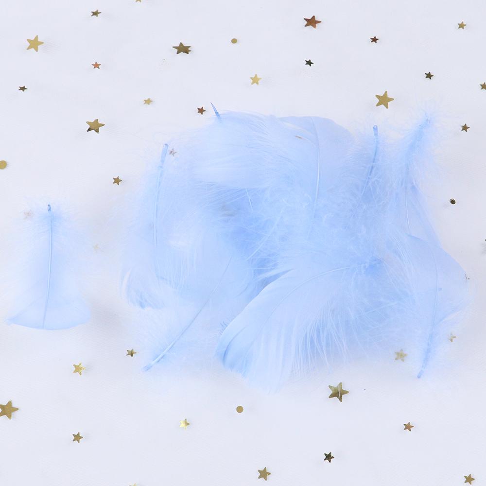 50PCS 5-12cm Natural Goose Feathers Bulk for DIY Crafts Wedding Costume Hair Accessories Party Decorations