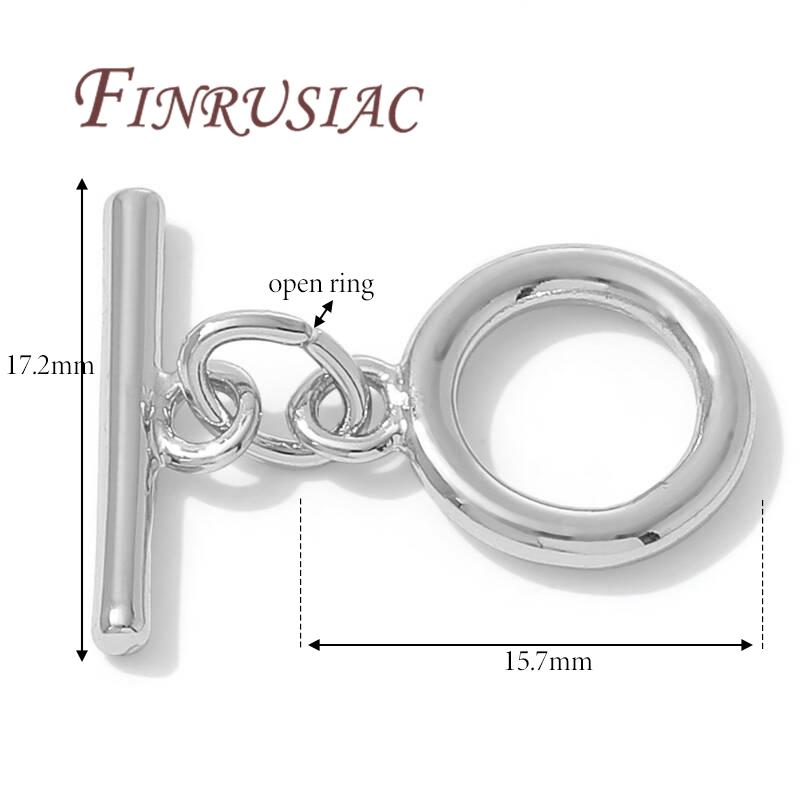 18K Gold Plated Toggle Clasp For Jewelry,Bracelets Locks,OT Clasp For Jewellery,Necklace Clasps Connectors,DIY Accessories