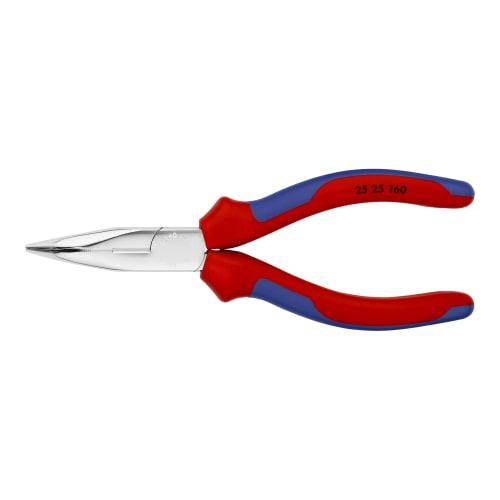 KNIPEX Bent Nose Pliers, 160mm, 2525160