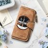 Retro Space Theme Long Purse Fashion Casual Multi Slot Card Holder Daily Portable Wallet