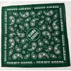 Used Vintage OSAMU GOODS Bandana, Green, Paisley Pattern