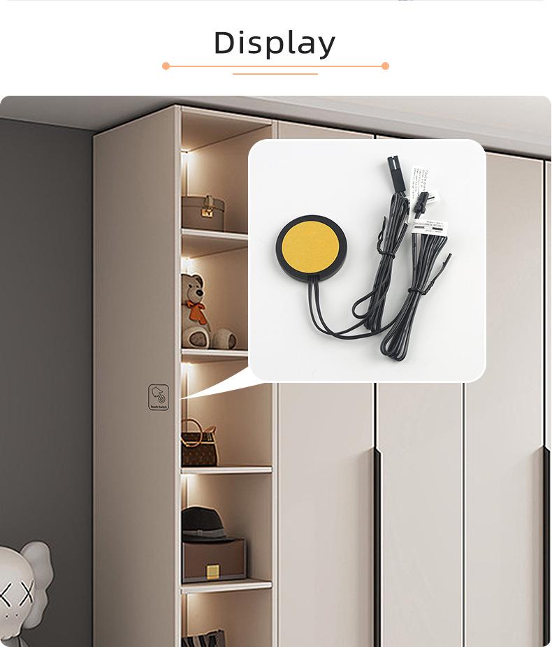 5A Smart Furniture Light Touch Switch - Wooden Board