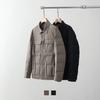 Leichte Herren-Jacke mit 90% Entendaunen und Reverskragen - Lässig, Warme Winter-Arbeitskleidung