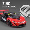 1/31 Mclaren P1 GTR Alloy Car Model Light & Sound Effect Diecast Car Toys for Boys Birthday Gift Toys Car Collection