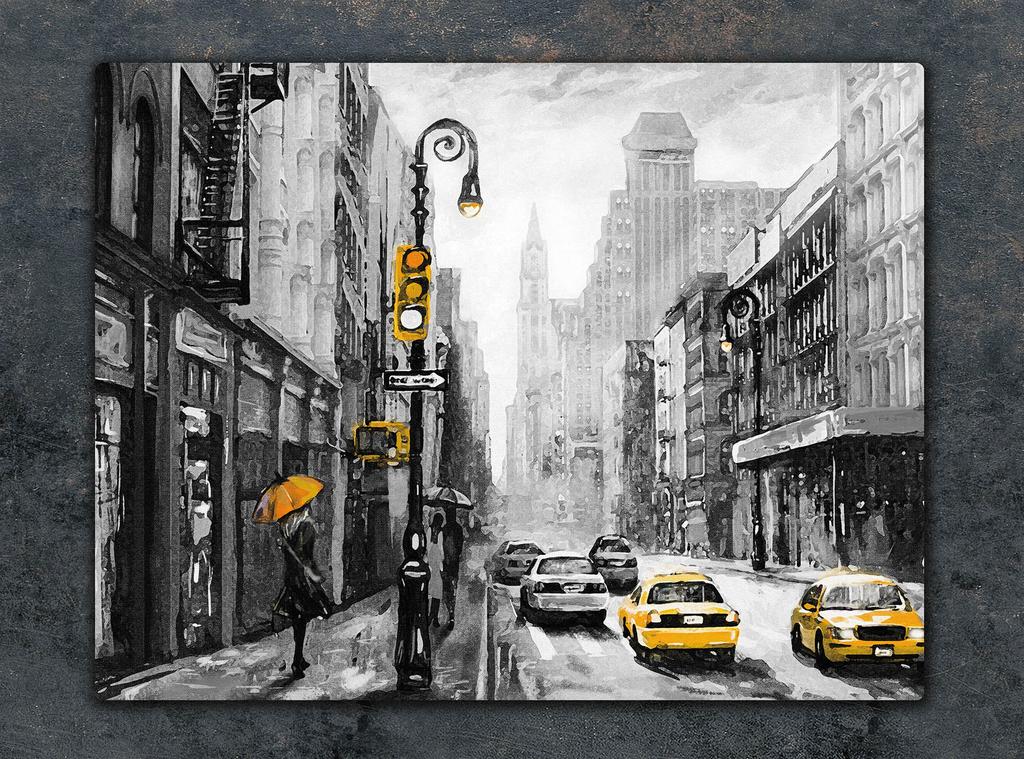 SZKLANA DESKA DO KROJENIA 52x40 MIASTO