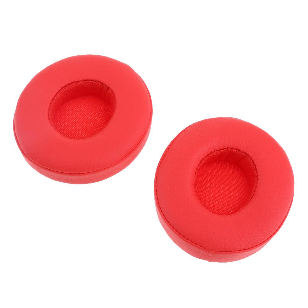 Premium Headsets Cushions Ear Pads Replacement .0 Headphone Red