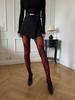 Lolita Floral Patterned Tights Women  New Y2K Party Stockings Pantyhose For Halloween Cosplay Party Streetwear Leggings