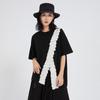 Short Sleeve Oversized Vintage Patchwork Casual Loose Summer T Shirt Tops Women T-shirt