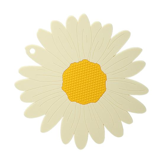 Flower Silicone Coaster Waterproof Heat-resistant Non-slip Table Protection Countertop Floral Placemat Drink Coffee Tea Cup Holder Kitchen Supplies