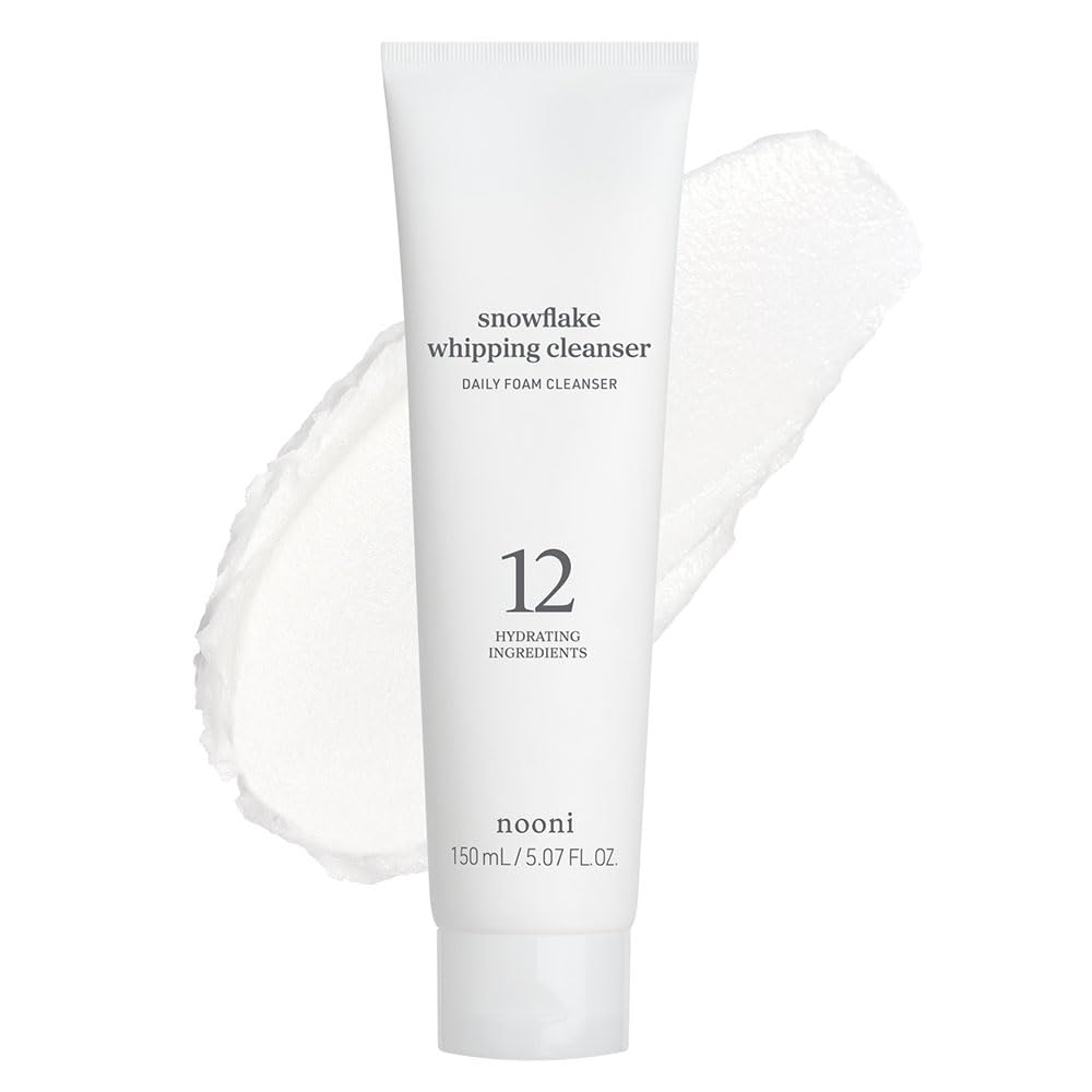 

[NOONI] Snowflake Whipping Cleanser Face Wash Firming Care Cleansing No Tightness Sensitive Skin Acne-Prone Skin Vegan Formula Pore Cleansing