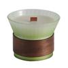 Long-lasting Soy Wax Aroma Candle with Wooden Core - Water Lily Scent for Bedroom, Birthday, Wedding Party, and Decorative Ornaments