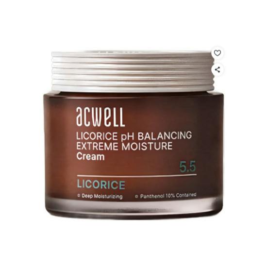 ACWELL Licorice Balancing Extreme Moisture Cream Deep Hydration Nourishing Cream 55ml