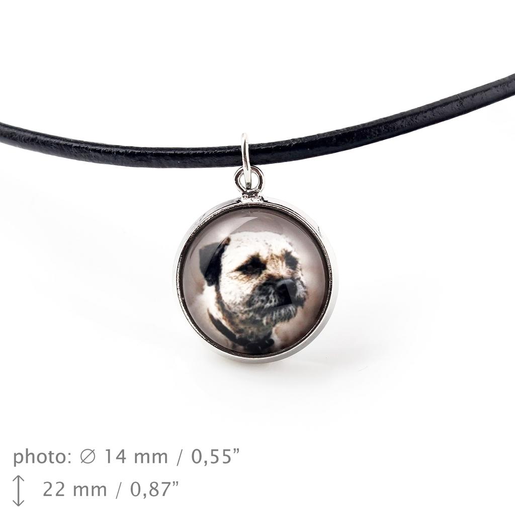 Border Terrier - necklace pendant with your photo, handmade, handcrafted jewelry by Art-Dog brand