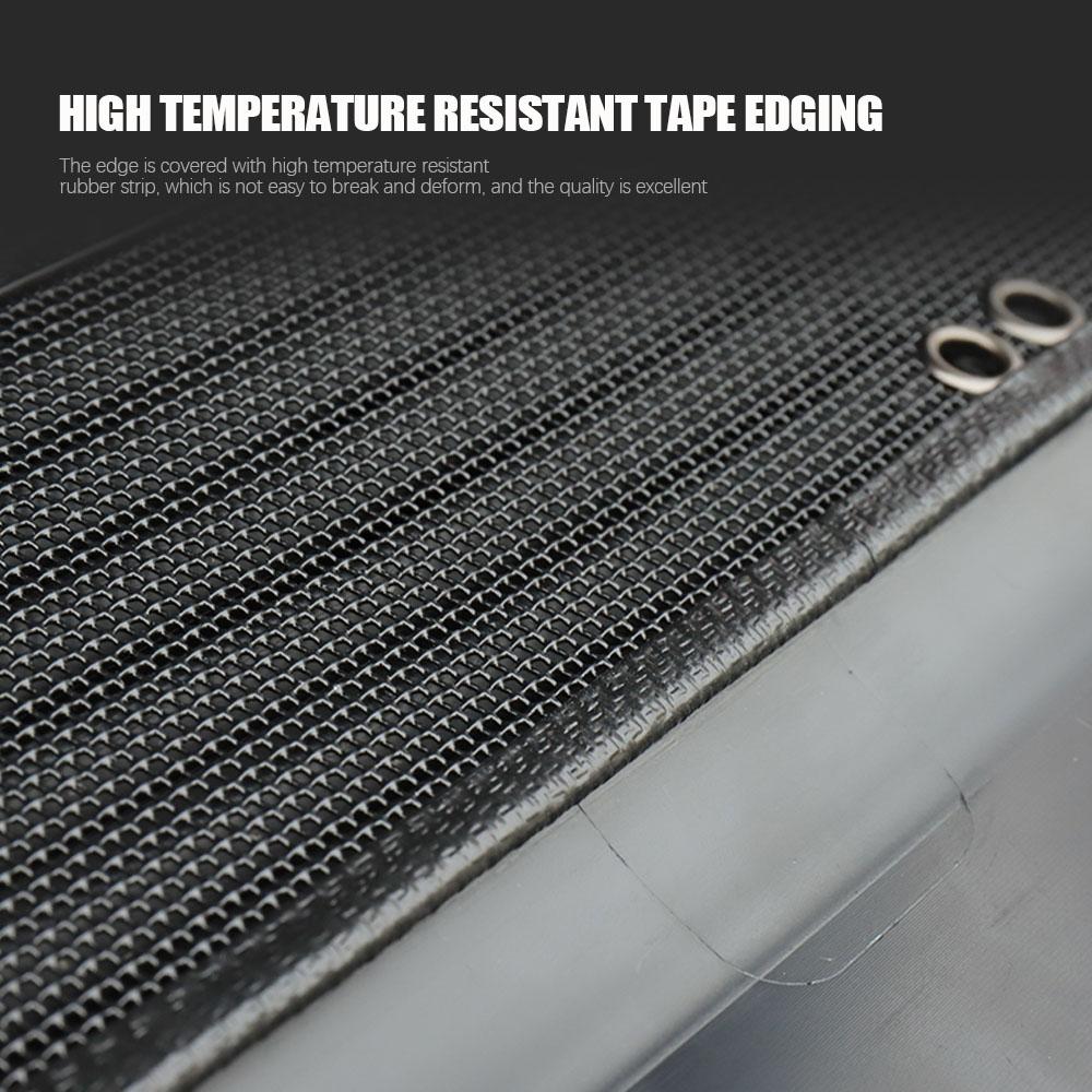 For Lincoln MKX 2017-2018 Racing Grills Insect-proof Net Sequins Water Tank Protective Net Cover Panel Decorative Accessories