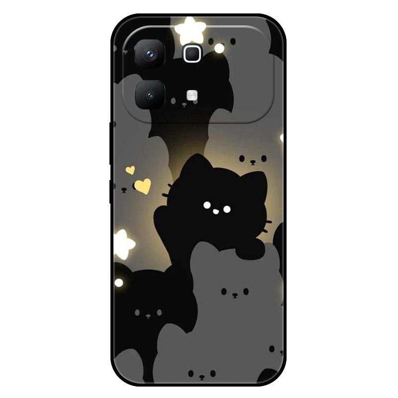 For Infinix Note 60 5G Case Cute Animal Fashion Flower Silicone Phone Case For Infinix Note60 X6879 Lens Protect Soft TPU Cover