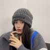 Solid Color Baggy Slouchy Knitted Beanies For Women Girl Autumn Winter Ear Warmer Skullies Caps Fashion Ski Snow Crochet Bonnet