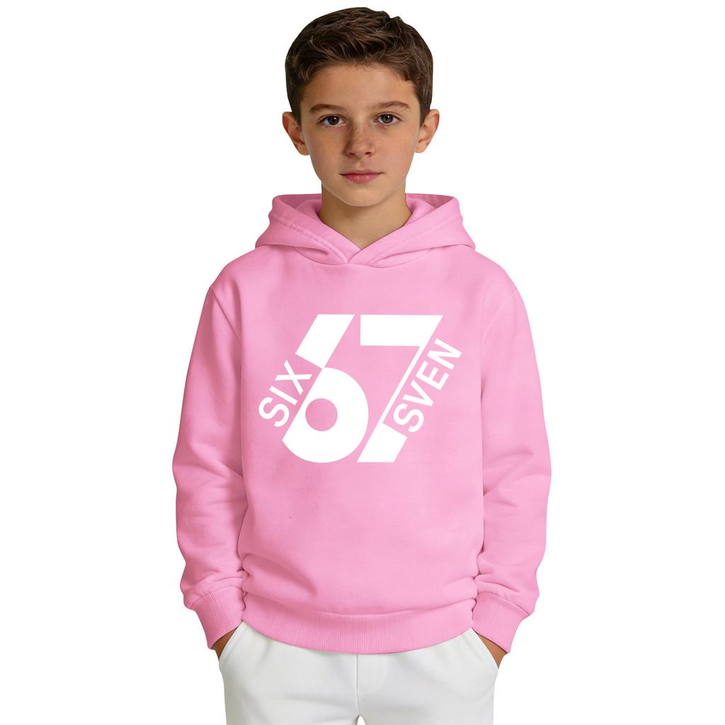 Boys' Printed Hooded Long,Sleeve Sweatshirt Casual Sports Comfort Sweatshirt