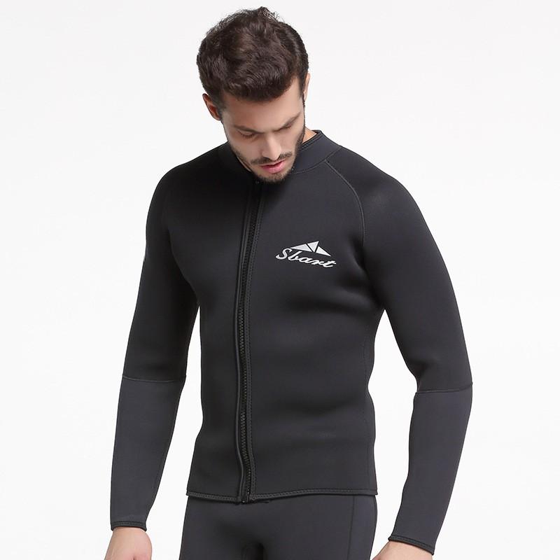 Mens 3mm Thickened Shorty Wetsuit Snorkeling Surfing Winter Swimming Thermal Rash Guard Top Pants Set
