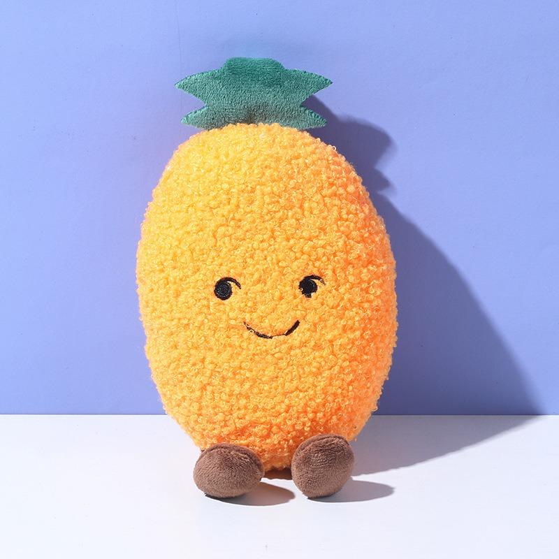 Dog Sound-making Toy, Soothing Vegetable Companion, Entertainment for Boredom Relief, Teeth Grinding, Interactive Plush Pet Toy