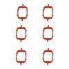 20PCS Car Rubber Intake Inlet Manifold Seal Gasket Repair Kit For BMW E87 E46 E90 E91 E92 E93 E39 E60 M57 11617790198