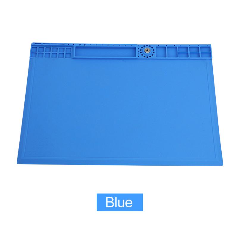 Heat-resistant Magnetic Silicone Mat Heat Gun BGA Welding Insulation Repair Pad for Soldering Station Rework Platform