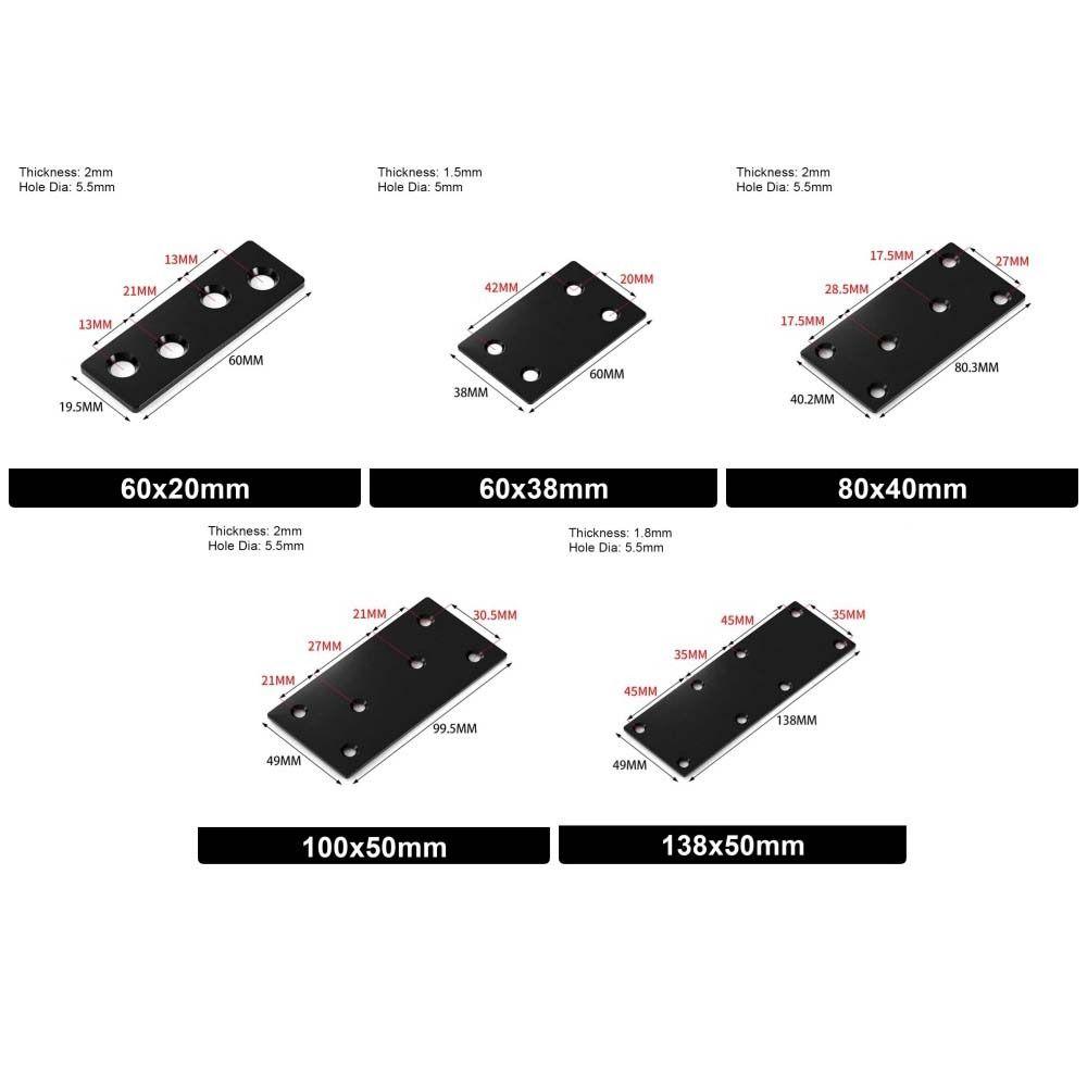 1Pcs 90 Degree Corner Stand L-shaped Mending Plate New Angle Bracket  Furniture Hardware