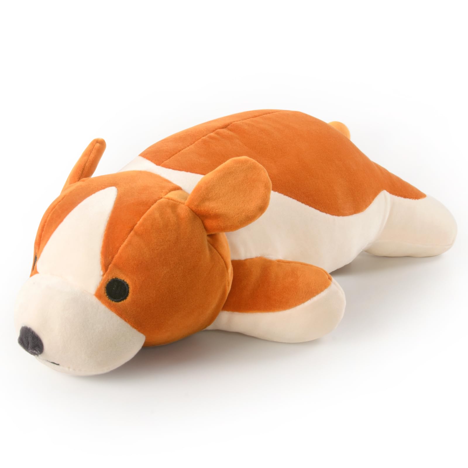 

JEMA Gemma Plush Dog Soft and Perfect as a Soothing Sleeping Pillow or 40cm Cushion, Cute, Fluffy, Beagle-Shaped Pillow, Gift, Approx.