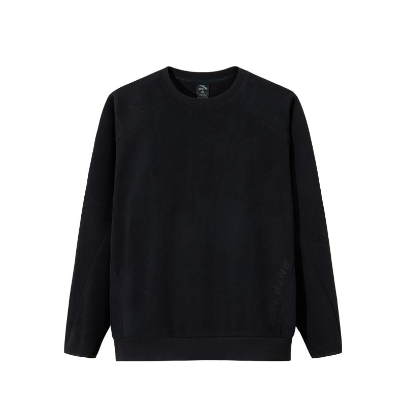 

Anta Серия тренировок Однотонный Дышащий С круглым вырезом Повседневный Свитшот Мужской свитшот 952547703-4