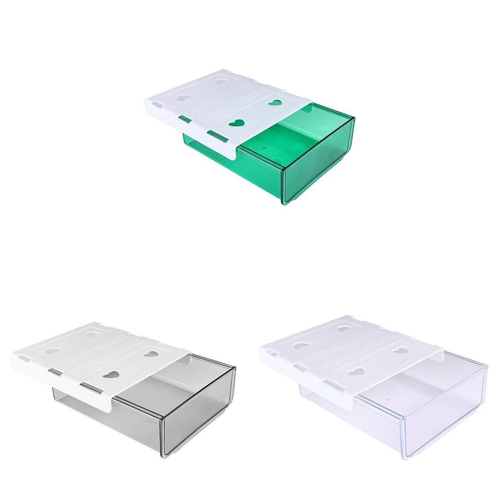 Abs Plastic Drawer Organizer With Sticky Mount For Office And Bedroom Storage
