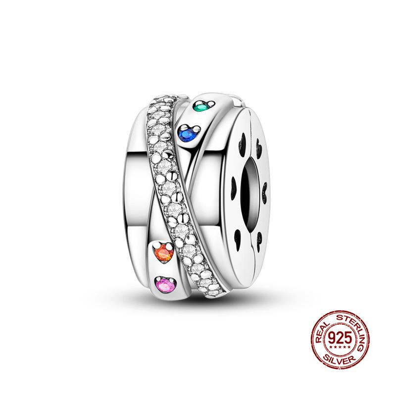 Original Charms Copper Gorgeous Bow Positioning Charms Beads Fits 3Mm Original Bracelet For Women Diy Jewelry Gifts New In