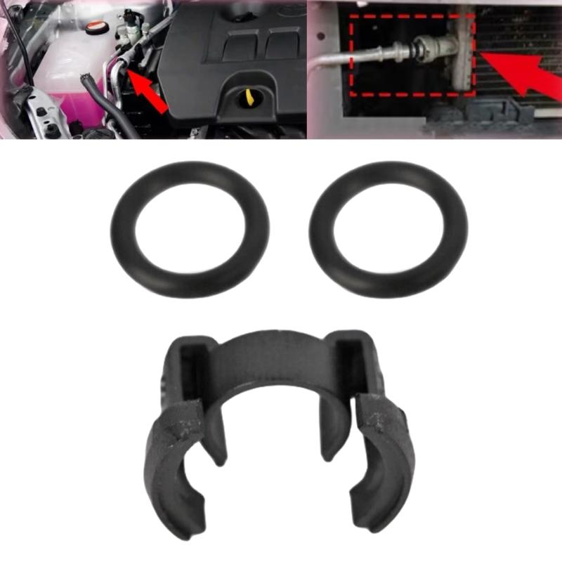 887181E150 Air Conditioning Hose Clip Hard Line Lock Clamp with Antirust Features for Improved Durability and Stability