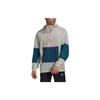 Anpassbare Jacke Laufen Sport Kontrasttasche Halb Geöffnete Kapuzenjacke Für Herren Grün Herren GN2179