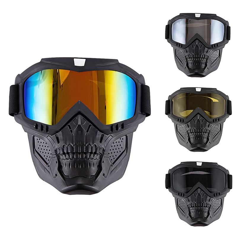 1 Pezzo Moto da Cross a Prova di Esplosione Motocross Cs Gioco di Guerra Paintball Caccia Maschera Tattica Maschera Antivento per Moto