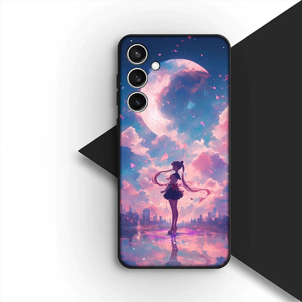Anime S-Sailors-Poster Moon for Samsung Galaxy A17 A07 A04 J7 J5 J2 Prime J8 A01 A02 A03 A23 A71 A72 A41 M06 M16 M17 M23 Case