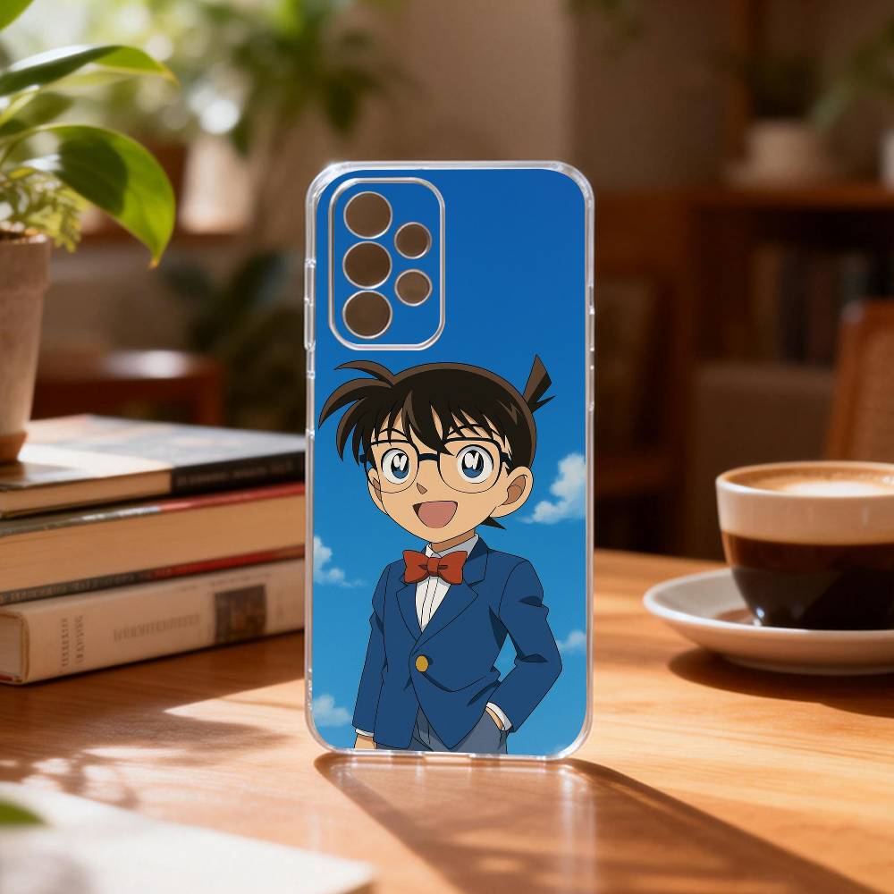 Famous D-Detective boy C-Conan-es Phone Case Transparent Silicone Soft For Samsung S25,S24,S21,S22,S23,S30,Ultra,S20,Plus,Fe