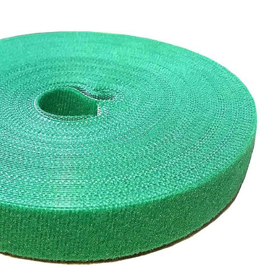 1 rolă frânghie pentru plante reutilizabilă prindere puternică nailon verde panglică vinil cravată răsucită pentru grădinărit