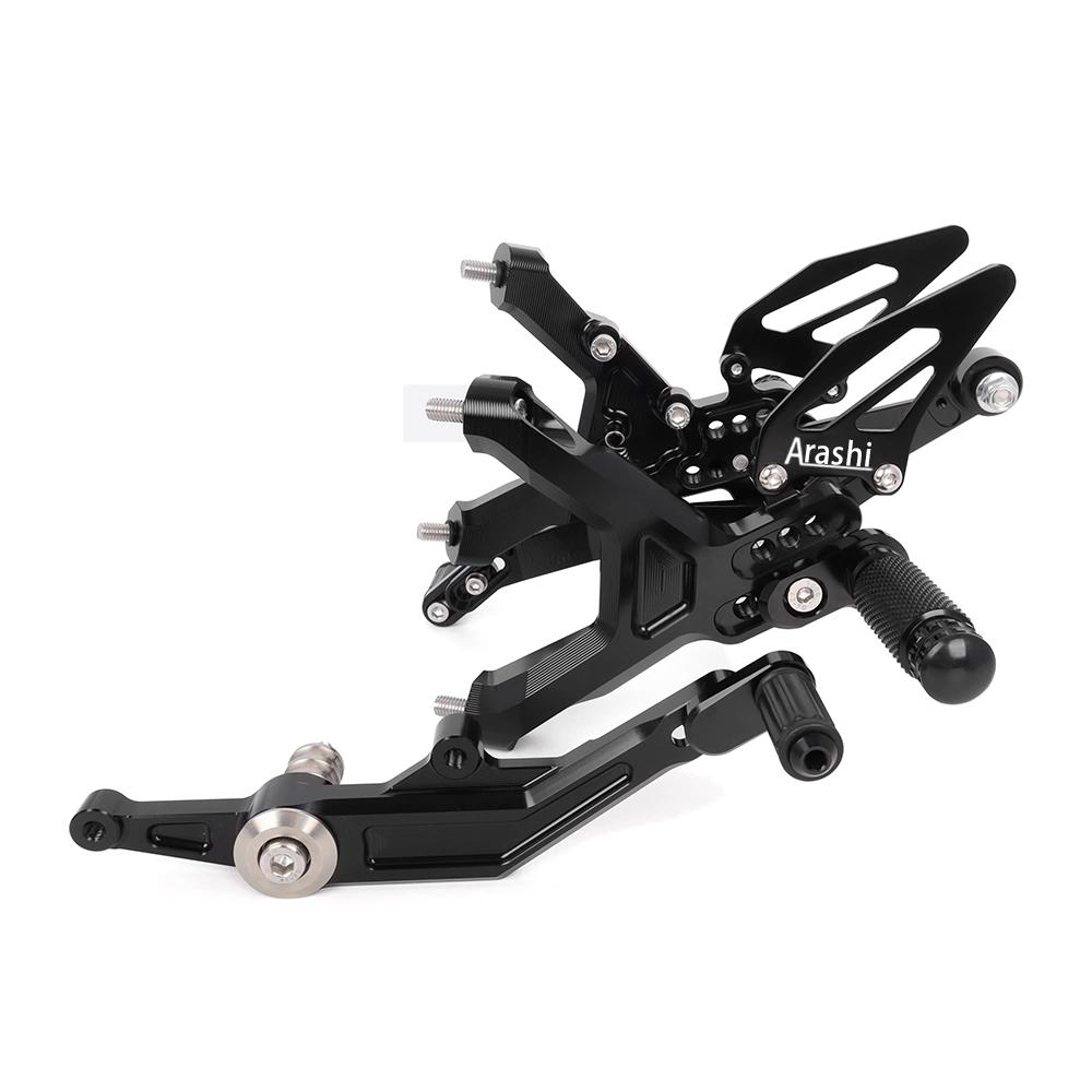 Motorcycle CNC Adjustable Rearset Front Foot Pedal For BMW S1000RR 2019-2024 M1000RR 2021-2023 Racing Foot Pedal