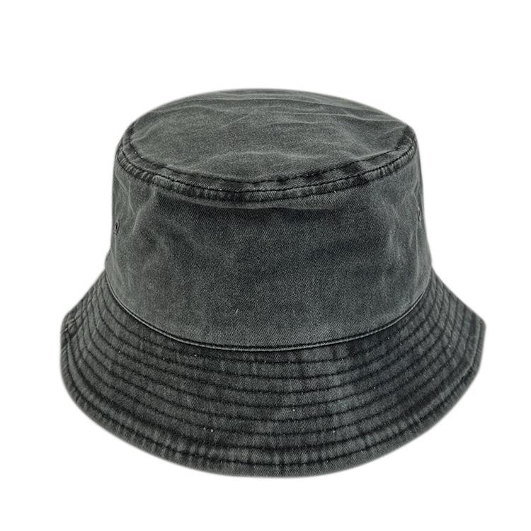 Cotton Washed Vintage Bulk Plain Custom Denim Fisherman Caps Design Your Own Bucket Hat