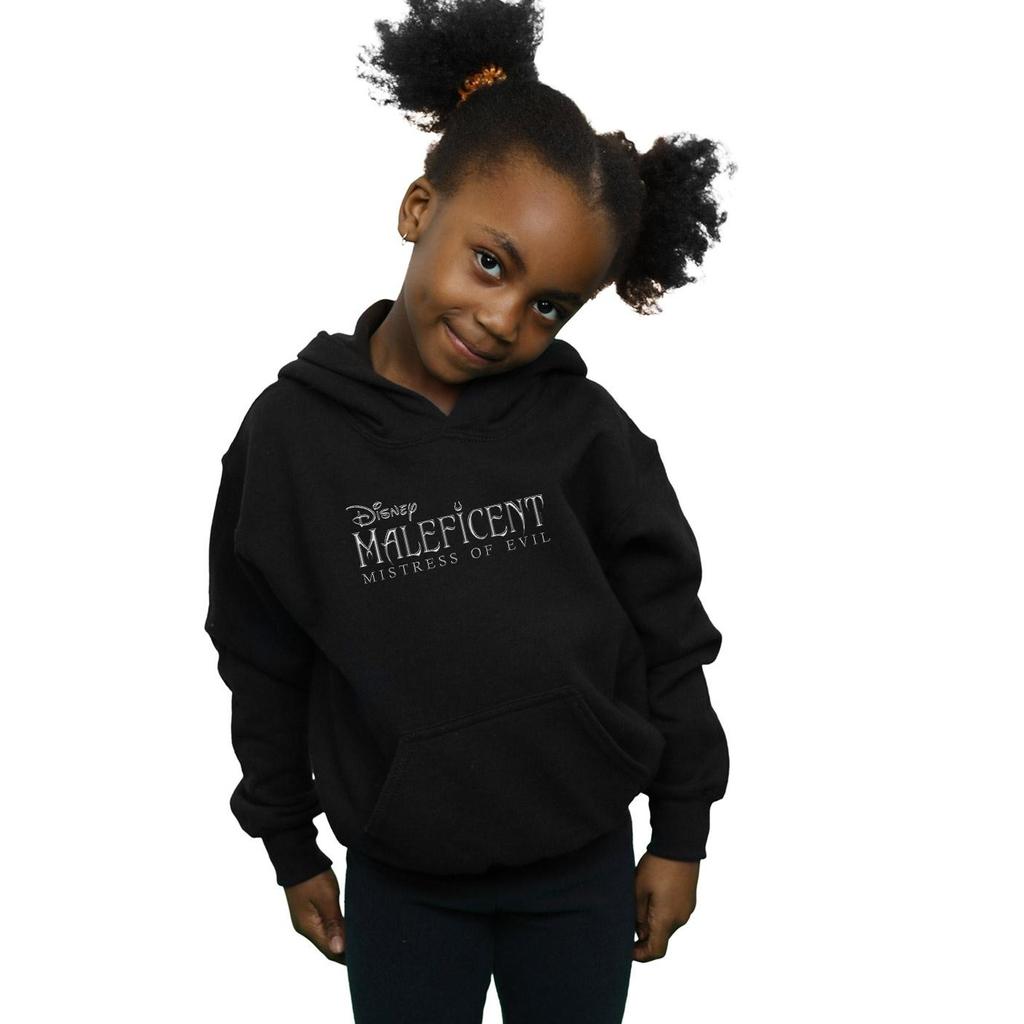 Disney Girls Maleficent Mistress Of Evil Logo Hoodie
