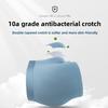 Plus Size Men's Spring and Summer Solid Color Antibacterial Breathable Non Mark Mid Waist Flat Angle Underwear