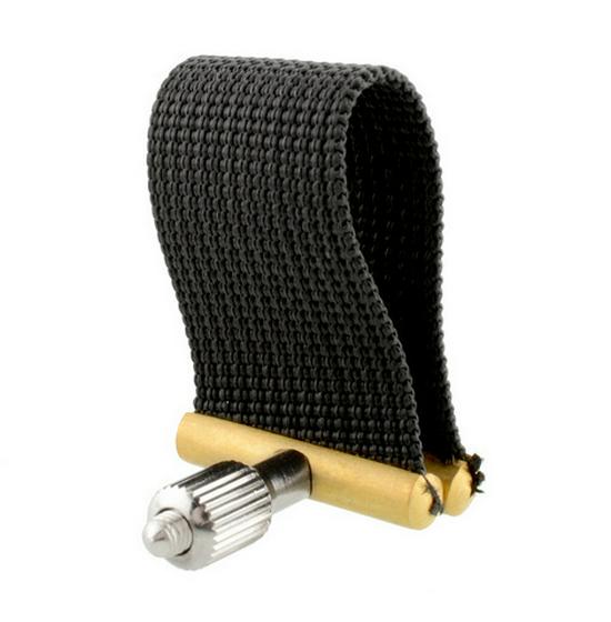 Alto Saxophone Ebonite Mouthpiece with Cotton Cloth and Buckle