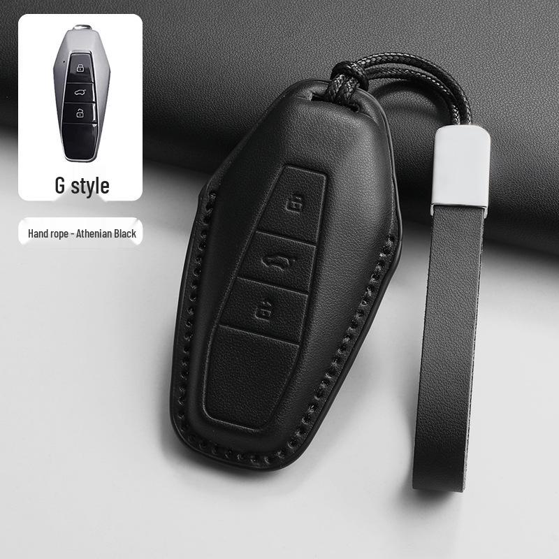 Chery iCAR Key Case for 03/3T/v23 Models, Rice White Shell Buckle Bag, Fashionable Cross-Border Design