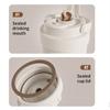 750ml Leak Proof Straw Water Container Vacuum Insulated Travel Mug for Cold Beverages Ceramic Lined Drinkware