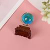 1Pcs Mini Metal 1:12 Vintage Blue World Globe Miniature Dollhouse Furniture