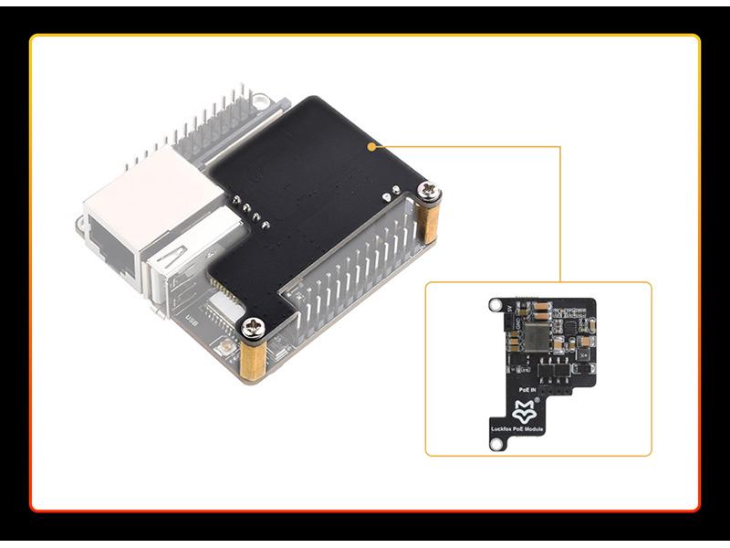 Luckfox Pico Ultra Microphone WiFi6 PoE Audio Module RV1106 with 8GB eMMC.