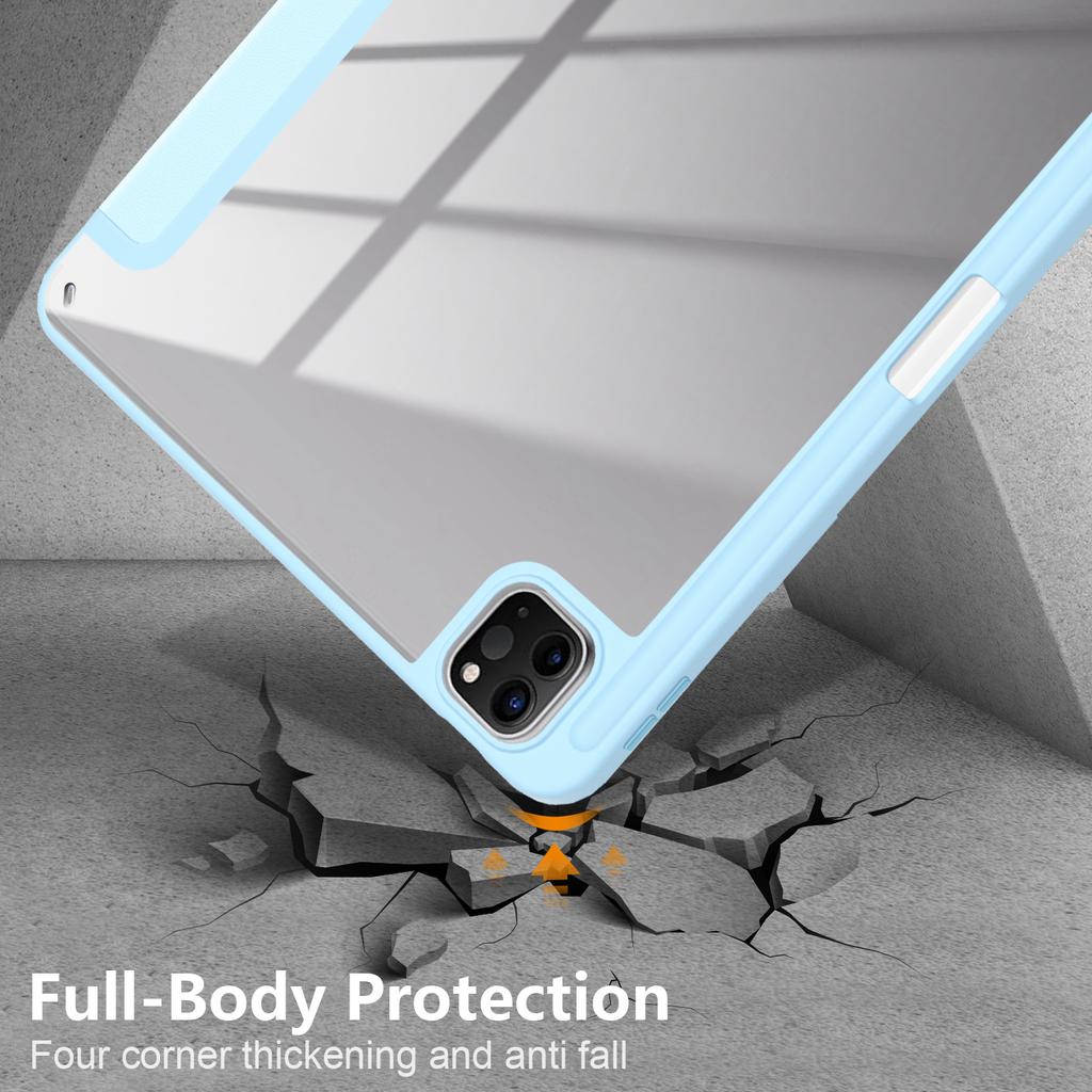 Kožené pouzdro s trojdílným stojánkem pro iPad Air 11 (2025)/(2024)/Vzduch (2022)/(2020)/Pro 11 (2022)/(2021)/(2020)/(2018)