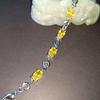 Fashionable Yellow Crystal Gemstone Bracelets - Valentine's Day Gift for Girlfriend